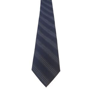 NWT‎ Murano Luxury Slim Silk Neck Tie Blue White Diagonal Stripes Silk Blend